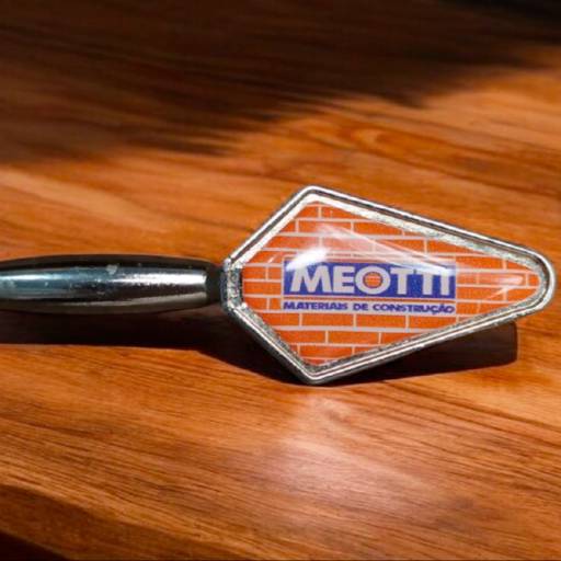 Chaveiro De Metal Prata - Colher Pedreiro