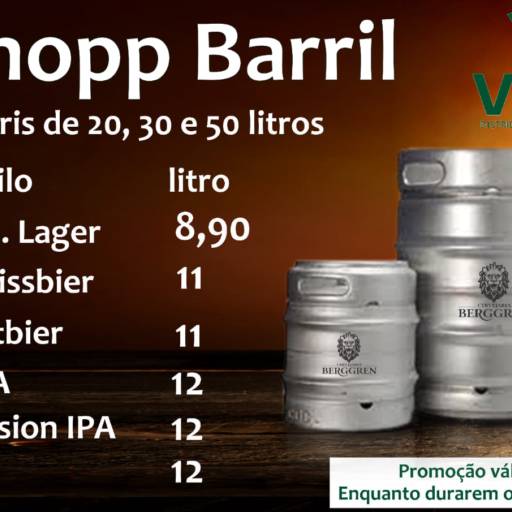 Comprar o produto de Chopp Barril  em Bebidas pela empresa Distribuidora Vier em Americana, SP por Solutudo