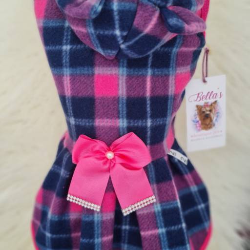 Vestido Soft Xadrez em Jundiaí, SP por Bella's boutique Pet	