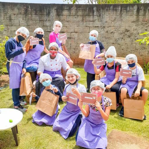 Oficina de Cupcakes para crianças a partir de 6 anos de idade.