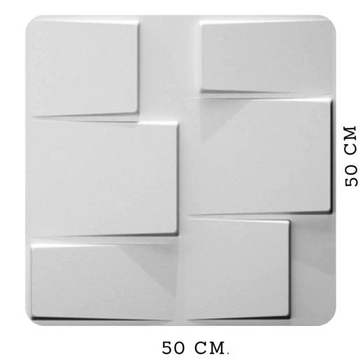 Decore sua casa com as Placas 3d Auto Adesiva Papier 50x50cm Poliestireno (PVC) em Curitiba, PR por Stylus buy Shop