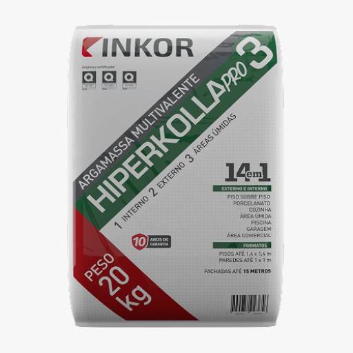 Argamassa Inkor Hiperkolla Pro 3 (20kg)