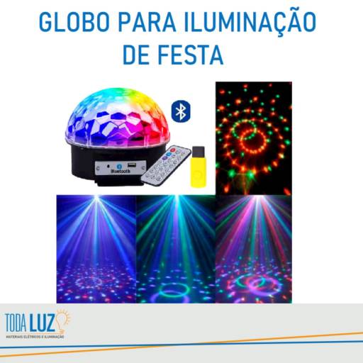 Comprar o produto de Globo para Iluminação de Festa em Iluminação pela empresa Toda Luz Materiais Elétricos e Iluminação em Atibaia, SP por Solutudo