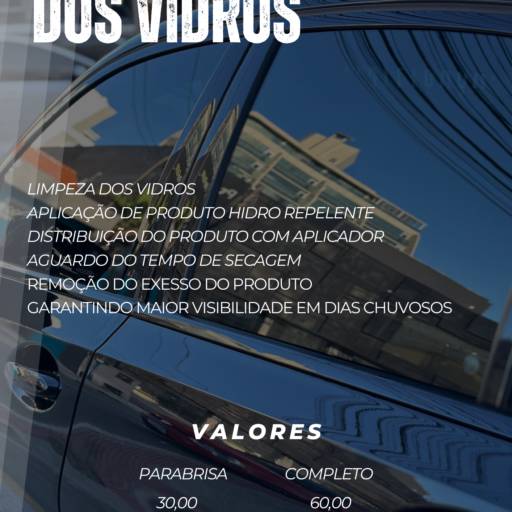 Proteção  dos vidros  por Purgano stetic car