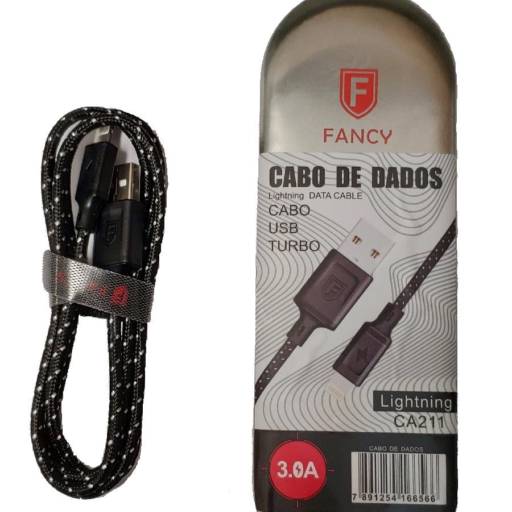 CABO DE CARREGAMENTO E DADOS IPHONE TURBO ALTA QUALIDADE em Botucatu, SP por Multi Consertos - Celulares,  Informática e Vídeo Games