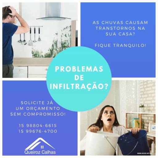 Problemas de infiltração?