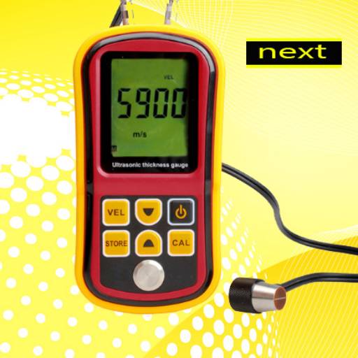 Medidor de Espessura de Chapa por Ultrassom 