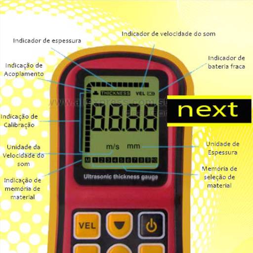 Medidor de Espessura de Chapa por Ultrassom  em Bauru, SP por  Ideal Instrumentos de Medição