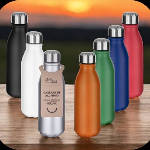 Garrafa Alumínio 600ml