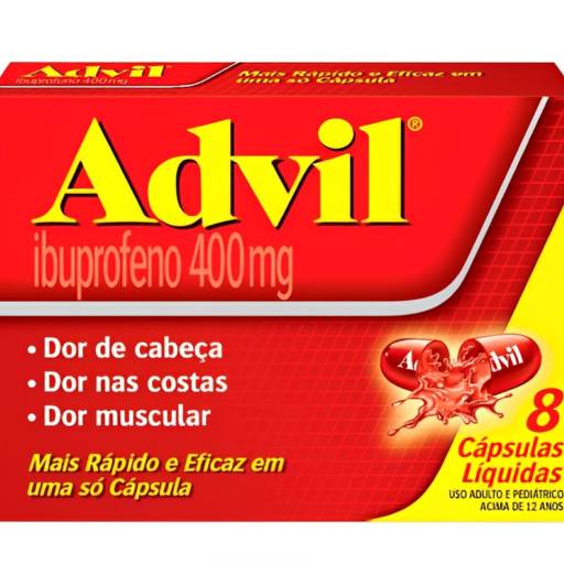 Comprar o produto de ADVIL EXTRA ALIVIO IBUPROFENO 400MG 8 CÁPSULAS em Medicamentos pela empresa Farmácia Rio Preto - Inova do Compre Mix em São José do Rio Preto, SP por Solutudo