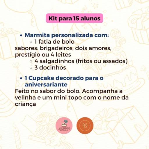 Kit festa na escola em Foz do Iguaçu, PR por Dona Jujuba Doces e Salgados