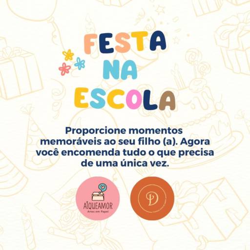Kit festa na escola em Foz do Iguaçu, PR por Dona Jujuba Doces e Salgados