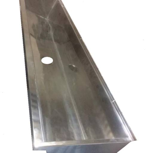 Lavatório 1.50 Em Aço Inox