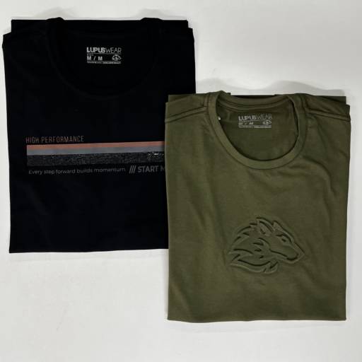 Camiseta masculina adulta Lupus