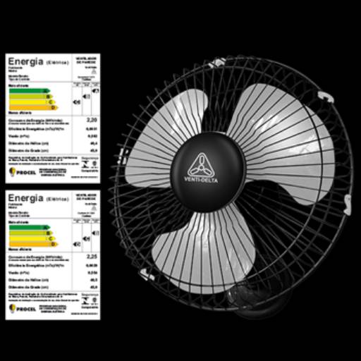 Ventilador Oscilande de Parede por Carol Lustres