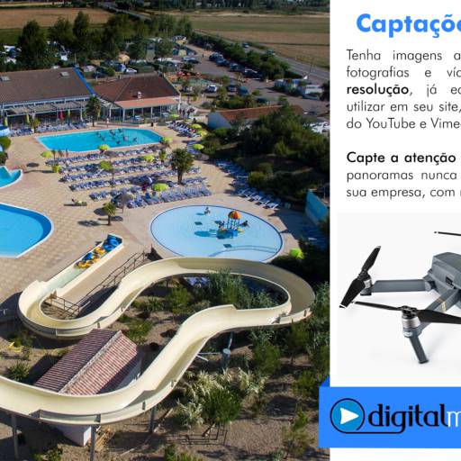 Comprar o produto de Captações Aéreas com Drone em Comunicação pela empresa Digital Mídia Studio em Jundiaí, SP por Solutudo