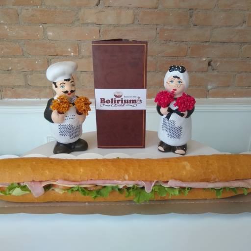 Lanche de metro Presunto e Queijo 70cm por Bolirium Brasil - Padaria Artesanal