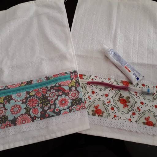 Toalhinha p higiene bucal por Artes da Faby Atelie