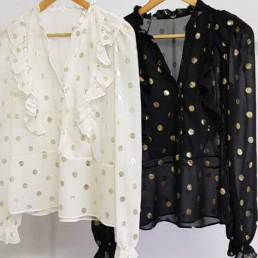 Camisa Casual Manga Longa Poá em São Paulo, SP por Belíssima Inspiração 