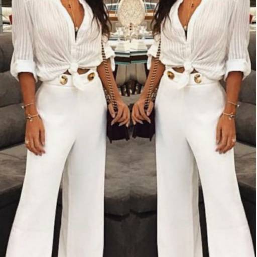 Comprar o produto de Camisa de Viscose (Semelhante a essa Disponível no Tamanho: 46) em Roupas e Acessórios pela empresa Blessing Store  em Bauru, SP por Solutudo