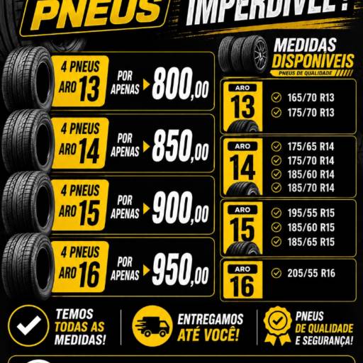 4 pneus