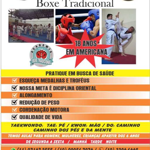 Comprar o produto de Aulas de Boxe  em Aulas e Cursos Esportivos pela empresa Academia Pereira Taekwondo e Boxe em Americana, SP por Solutudo