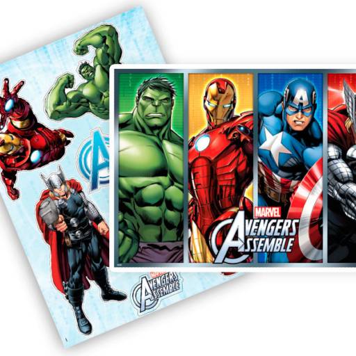 Kit Decorativo Avengers Animated  por Eloy Festas