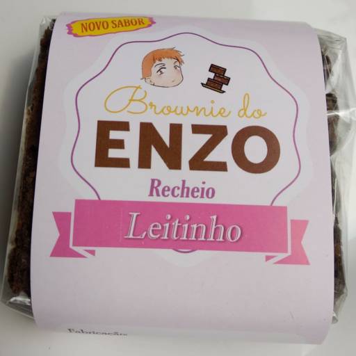Brownie do Enzo RECHEADO sabor LEITINHO por Brownie do Enzo