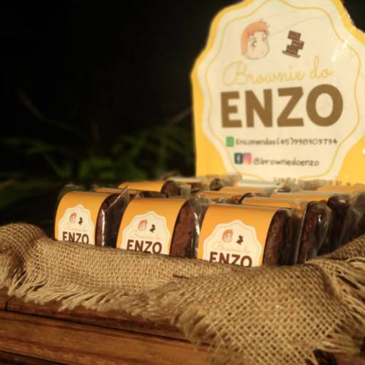 Brownie do Enzo RECHEADO sabor LEITINHO por Brownie do Enzo