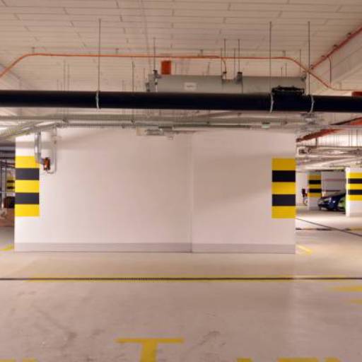 Adesivo Ripado para Garagem em Ninho Verde II Moderno