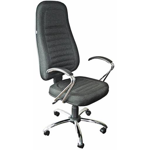 Cadeira Presidente Alta Cromada por Officeline Móveis de Escritório e Sob Medida