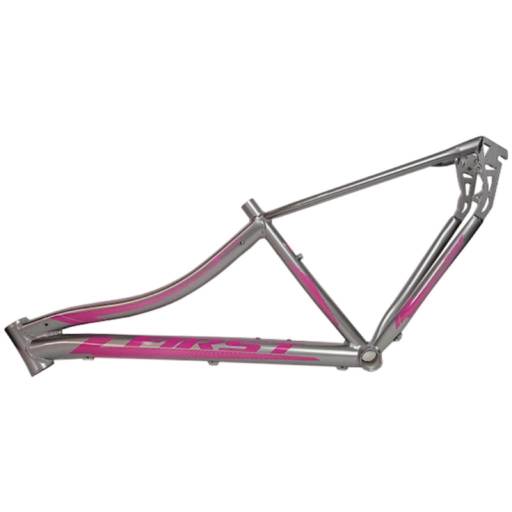 Comprar o produto de Quadro Bike First Smitt 29 Cinza/Rosa Cabeamento Interno em Bicicletarias pela empresa ER BIKE em Indaiatuba, SP por Solutudo