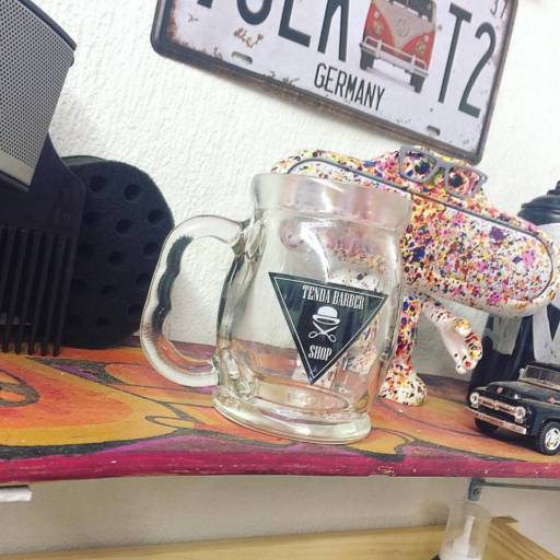 Canecas de vidro por Arte Porcelana Personalizada 