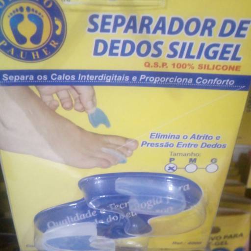 Separador de dedos siligel por Ortoshop Boutique Ortopédica