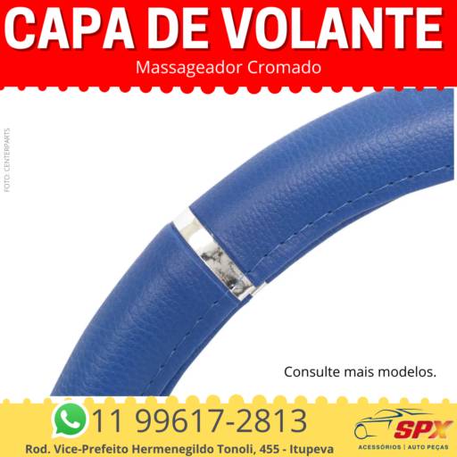 CAPA DE VOLANTE em Itupeva, SP por Spx Acessórios e Autopeças