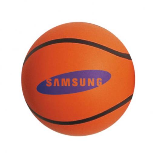 Bolinha Anti Stress vinil oca c/ pintura Basquete Personalizada em São José do Rio Preto, SP por Public Gráfica e Brindes