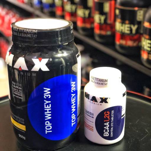 TOP WHEY 3W + BCAA por 3D Suplementos