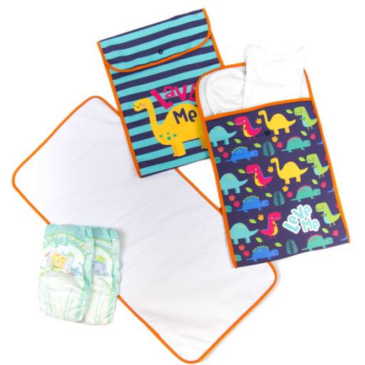 Kit Necessaire Forrada Infantil Nylon 3 tamanhos por Poá Produtos Personalizados