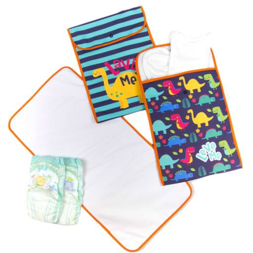 Kit Necessaire Forrada Infantil Nylon 3 tamanhos