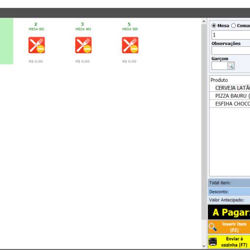Cadastro de Mesas - Tenha o controle de forma rápida e completa.