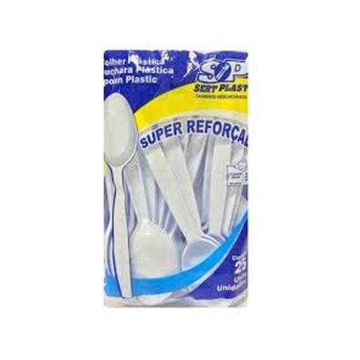 COLHER SOB EMB BRANCA SERT PLAST  em Foz do Iguaçu, PR por EmbalaFoz