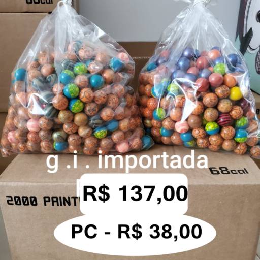 Comprar o produto de bolinha G.I. IMPORTADA .68 em Ação e Aventura pela empresa Action Paintball Games Avaré em Avaré, SP por Solutudo