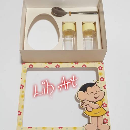 Caixa ovo de colher kit confeiteiro por Lih Art Lembrancinhas