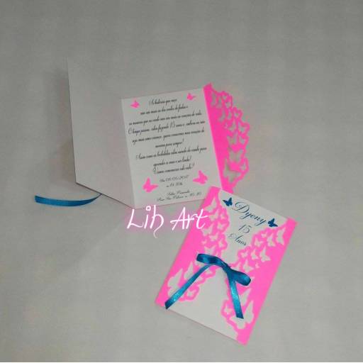 Convite personalizados por Lih Art Lembrancinhas