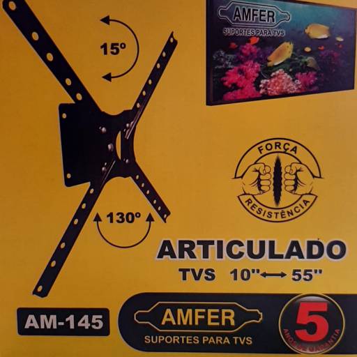 SUPORTE ARTICULADO TV em Botucatu, SP por Casa das Antenas