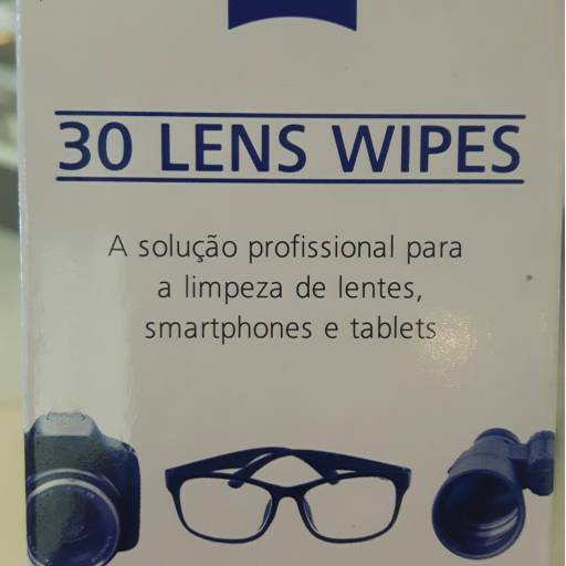 Comprar o produto de Lenços umedecidos para limpeza de lentes em Lentes de Contato pela empresa Óticas Polini - Centro em Foz do Iguaçu, PR por Solutudo