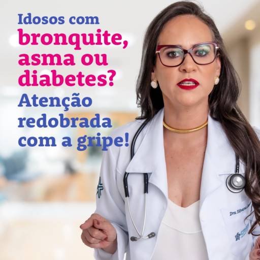 Idosos com bronquiolite, asma ou diabetes? Atenção redobrada com a gripe! em Botucatu, SP por Clínica Crescer