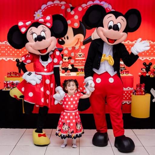 Personagem vivo Mickey e Minnie bh