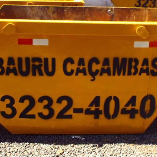 Caçamba estacionária de 3m³ em Bauru por Bauru Caçambas