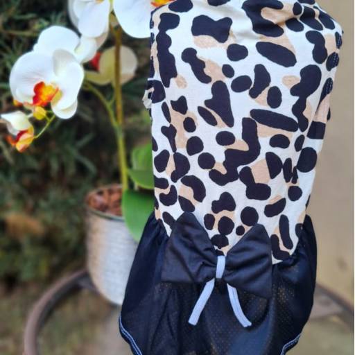 Vestido Luxo Animal Print em Jundiaí, SP por Bella's boutique Pet